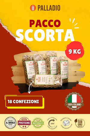 Pacco SCORTA (18 Confezioni - 9 kg)